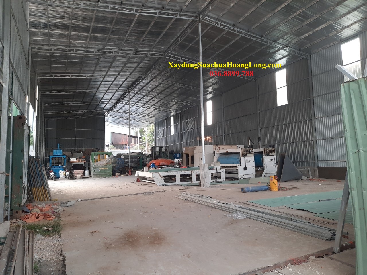 Thi công nhà xưởng tiền chế
