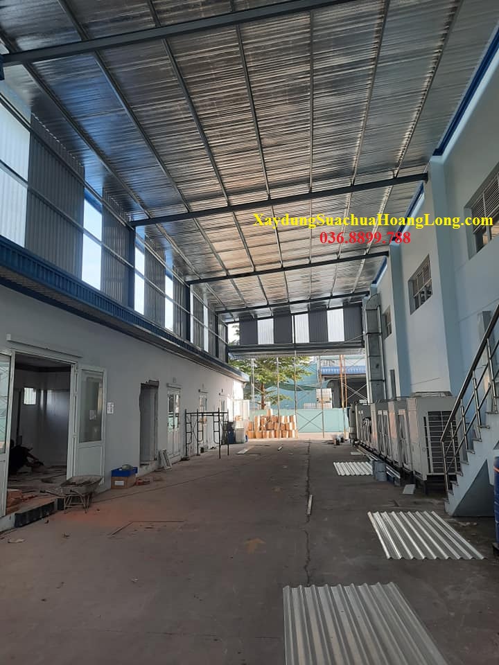 Thi công lắp đặt nhà xưởng