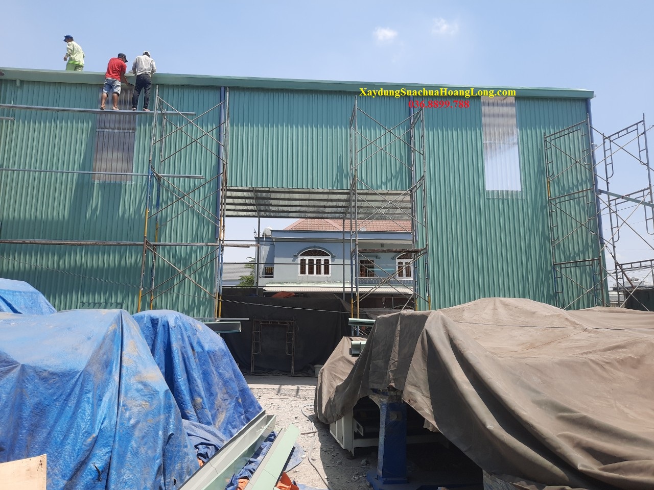 Thi công kho xưởng nhỏ