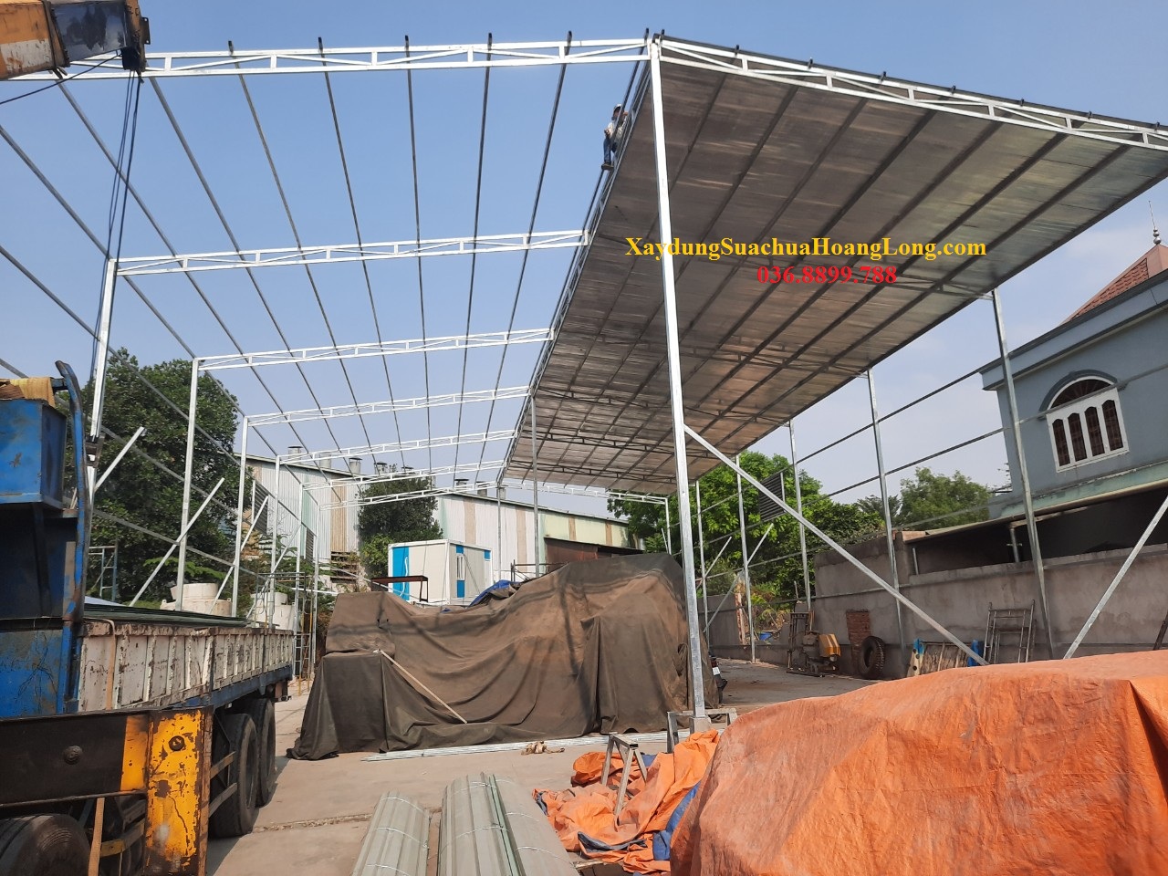 Thi công nhà xưởng tiền chế