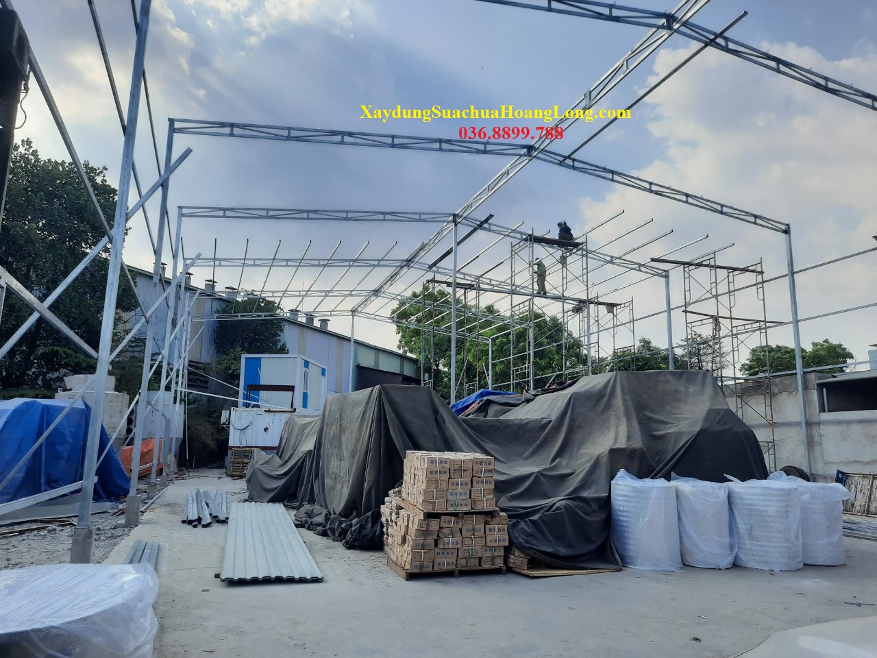 Thi công nhà xưởng tiền chế