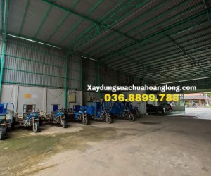 Nhà tiền chế khung sắt