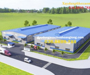 THIẾT KẾ THI CÔNG NHÀ XƯỞNG TIỀN CHẾ KHUNG THÉP TPHCM |2021