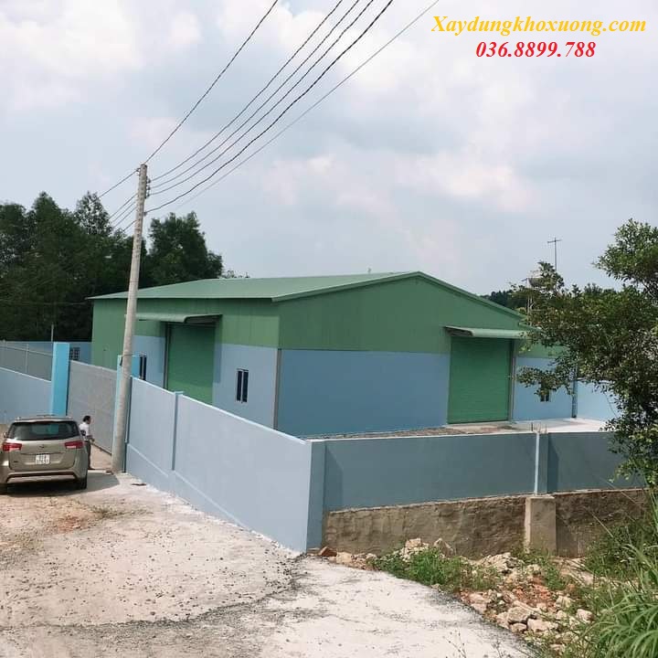 Thiết kế xây dựng nhà xưởng nhà kho quận 12