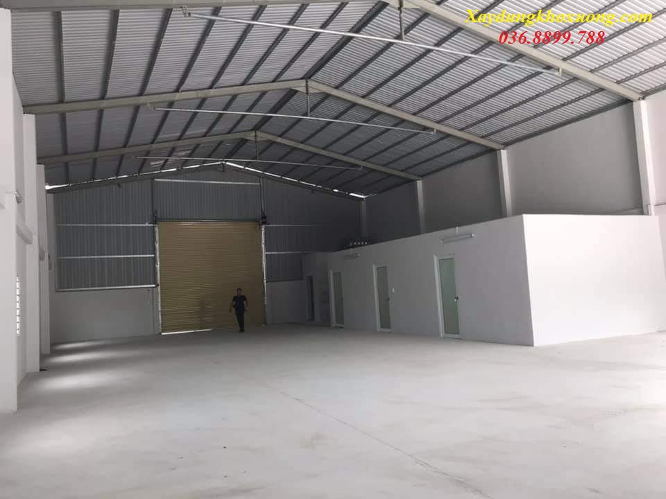 Thiết kế thi công nhà xưởng nhà kho nhỏ đẹp