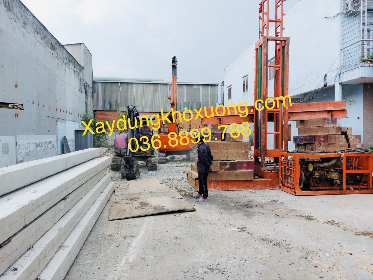 Xây dựng nhà xưởng hóc môn